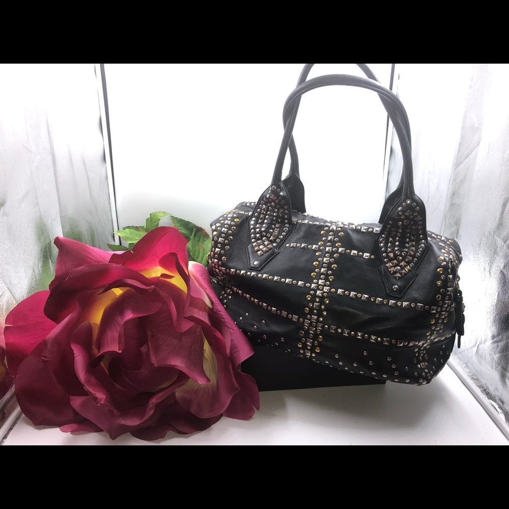 Black Studded Bag